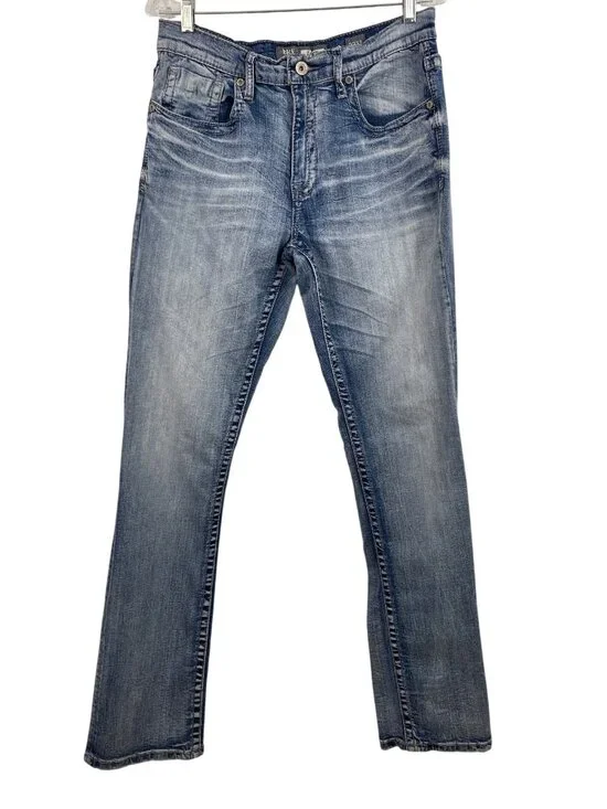 BKE Jake Straight Leg Medium Wash Denim Jeans Mens Size 33XL 33x36 - Picture 1 of 9